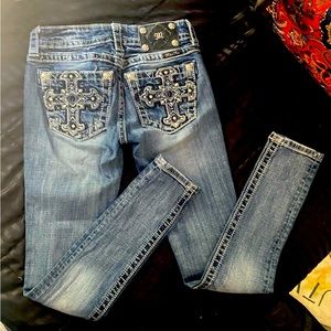 MissMe signature 25 waistline skinny jeans 👖Cross pocket